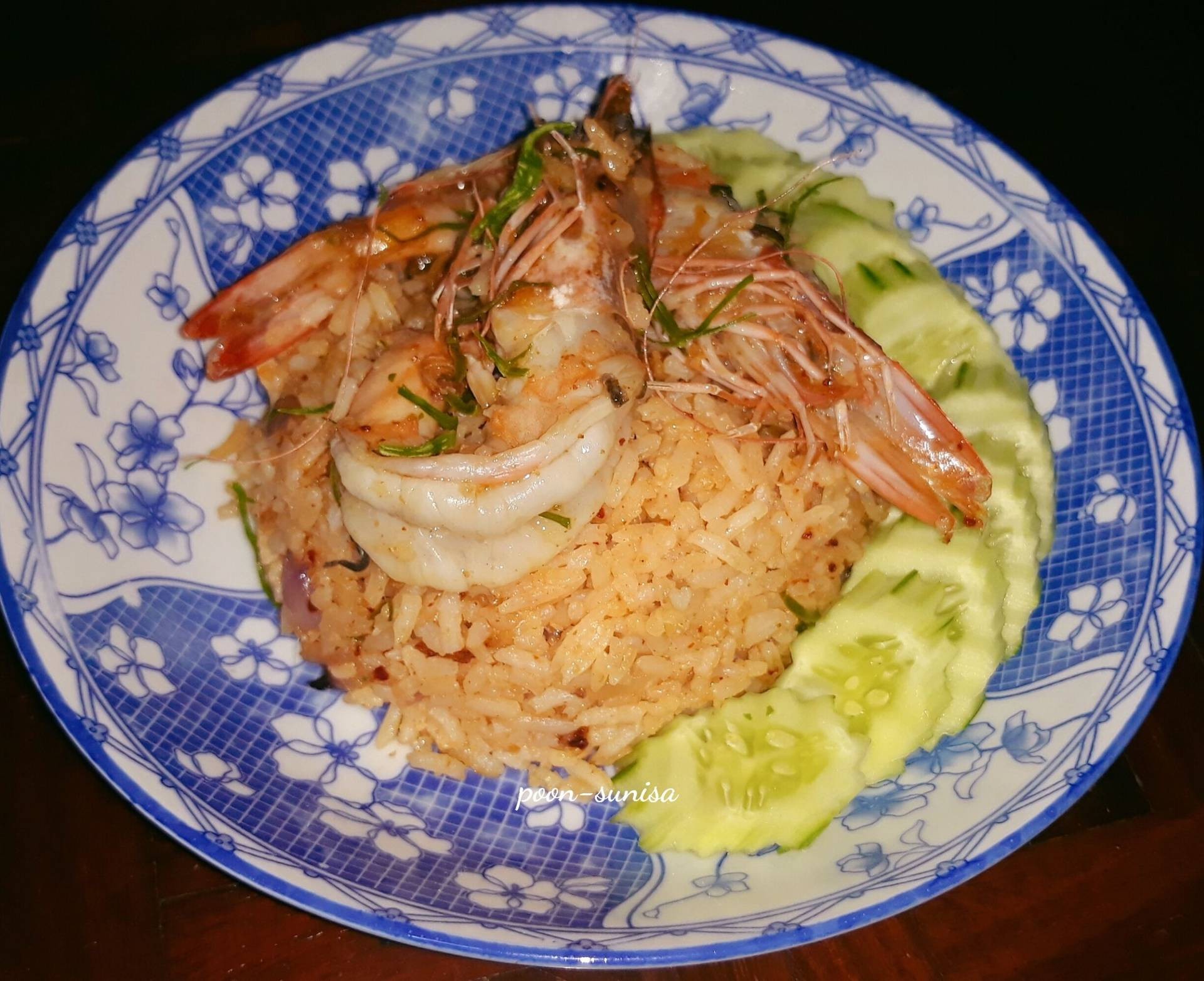 ข้าวผัดต้มยำกุ้ง