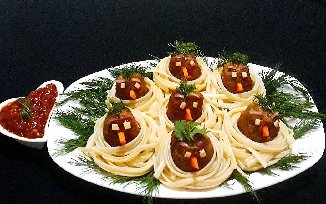 🍅สปาเก็ตตี้มีทบอลหมู 🐷(Spaghetti Pork Meatballs) 