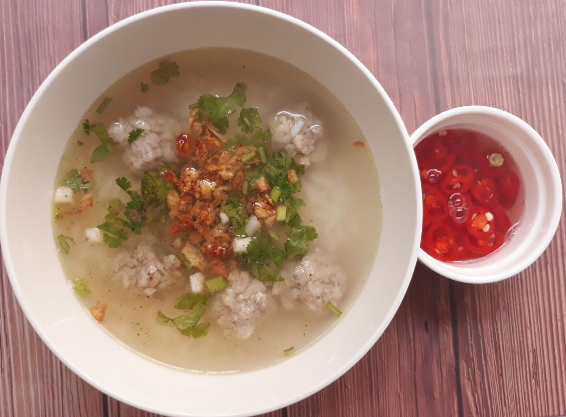 ้ข้าวต้มหมูสับ