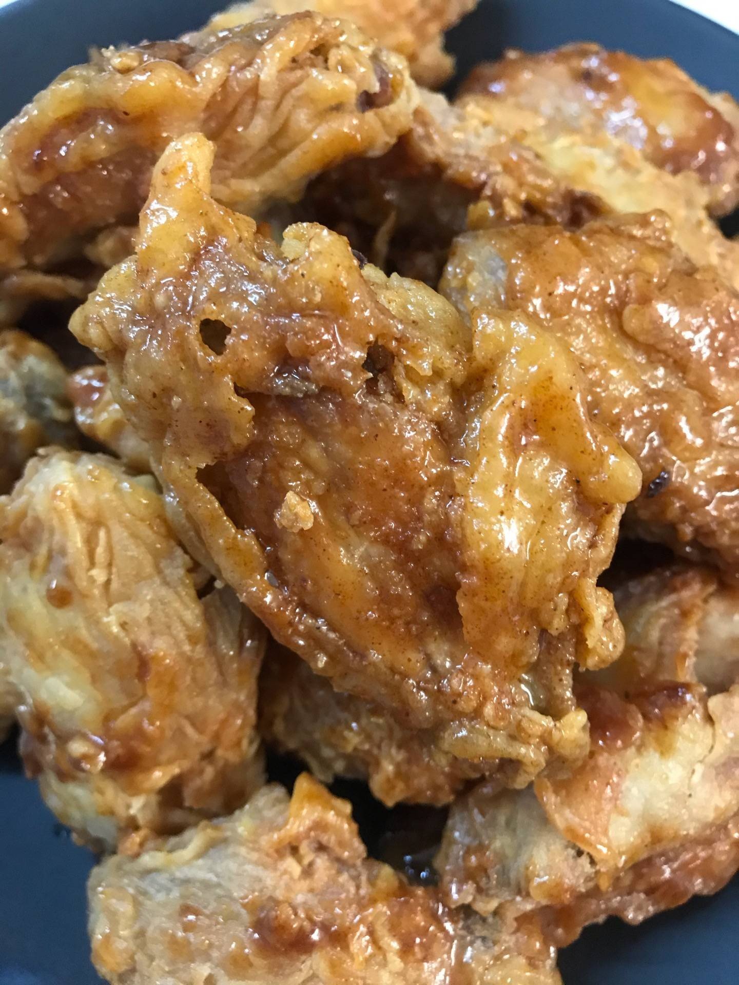 ไก่กรอบซอสน้ำปลา 