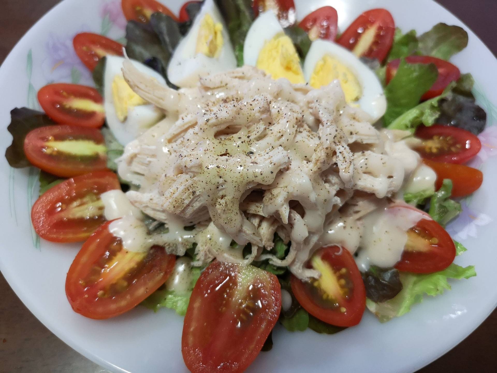 สลัดไก่ฉีก