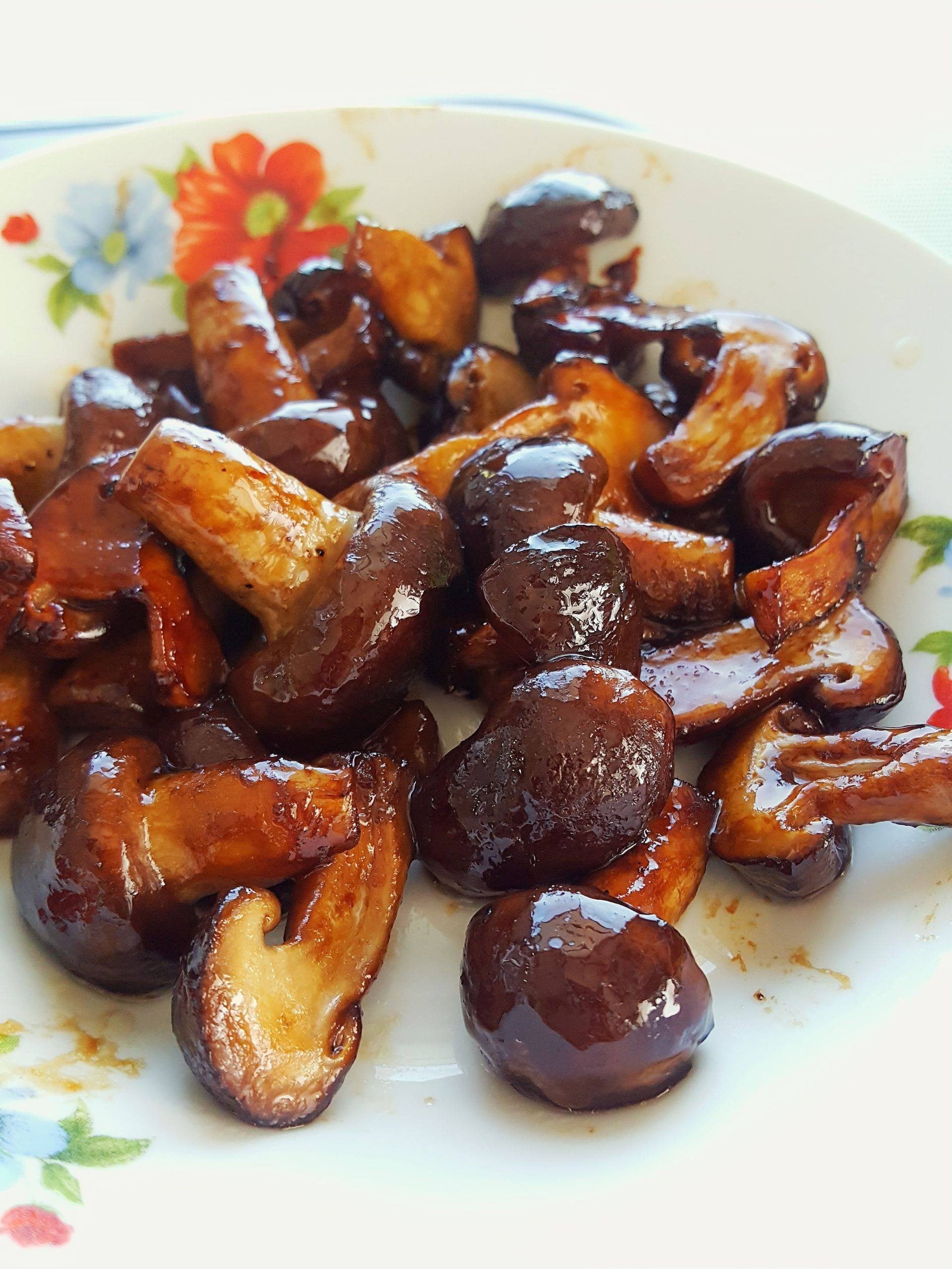 เห็ดหอมทอดซีอิ๊ว