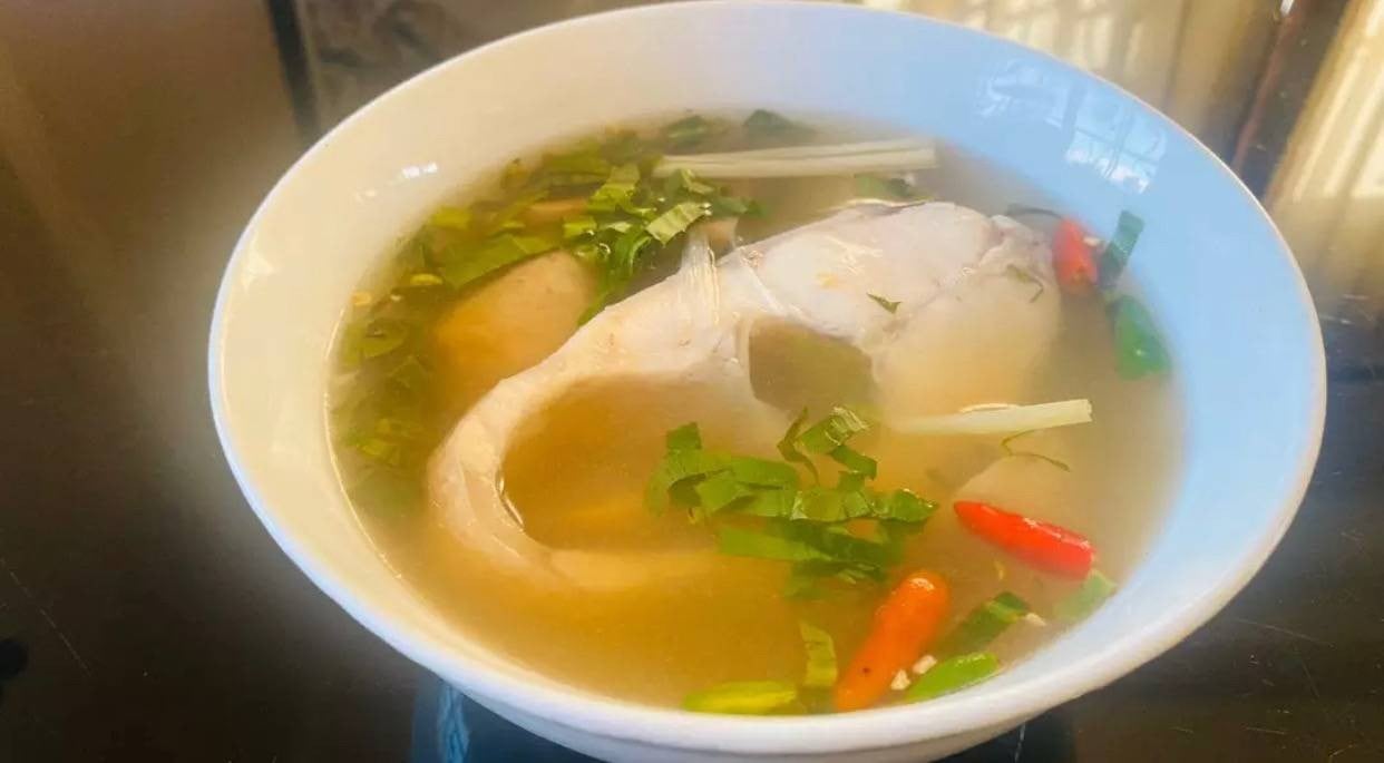 ต้มยำปลาทับทิมน้ำใส 🐟