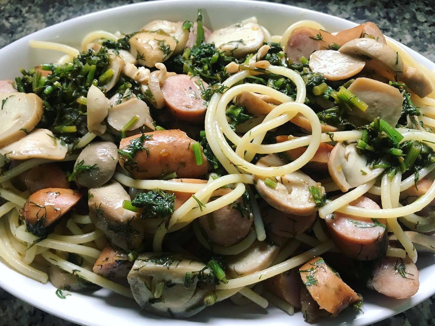 Dill Butter And Lemon Pasta