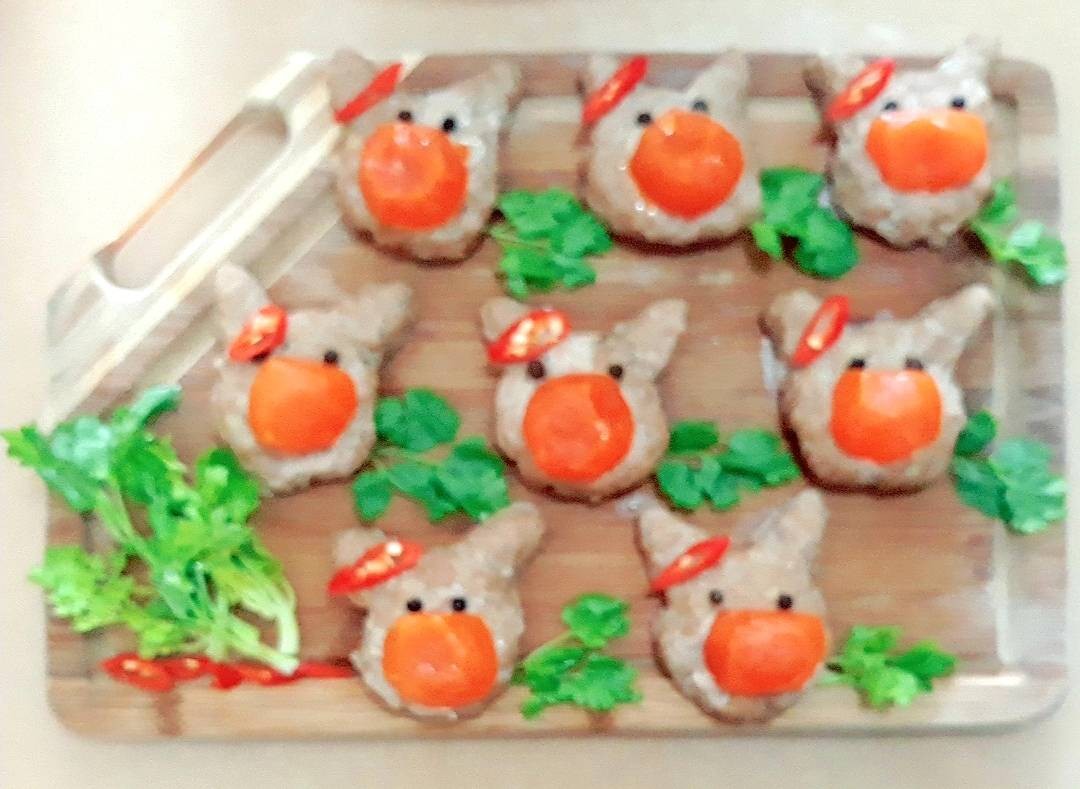 หมูสับนึ่งไข่เค็ม Moo Sap Neung Kai Kem