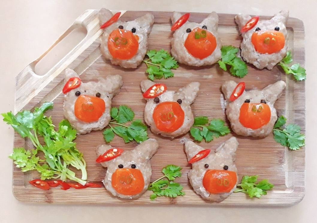 หมูสับนึ่งไข่เค็ม Moo Sap Neung Kai Kem