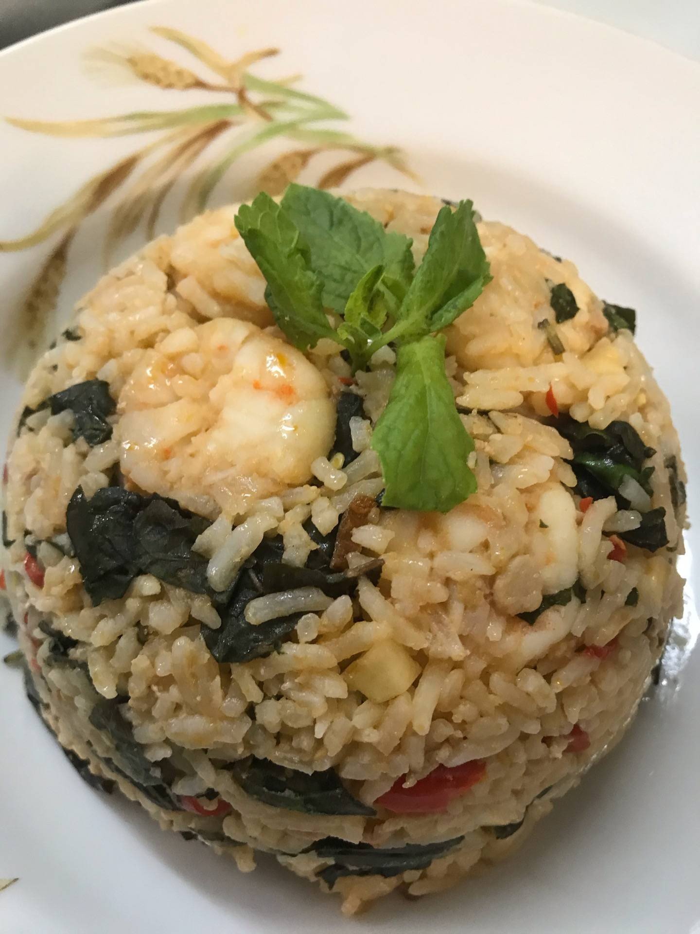 ข้าวผัดกะเพรากุ้ง 🦐