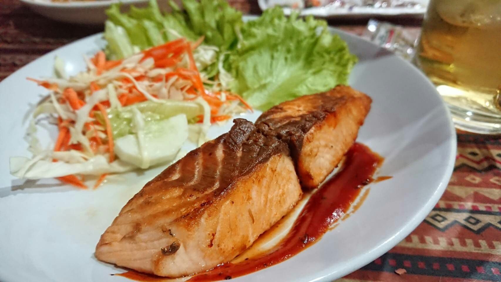 สเต็กแซลมอน