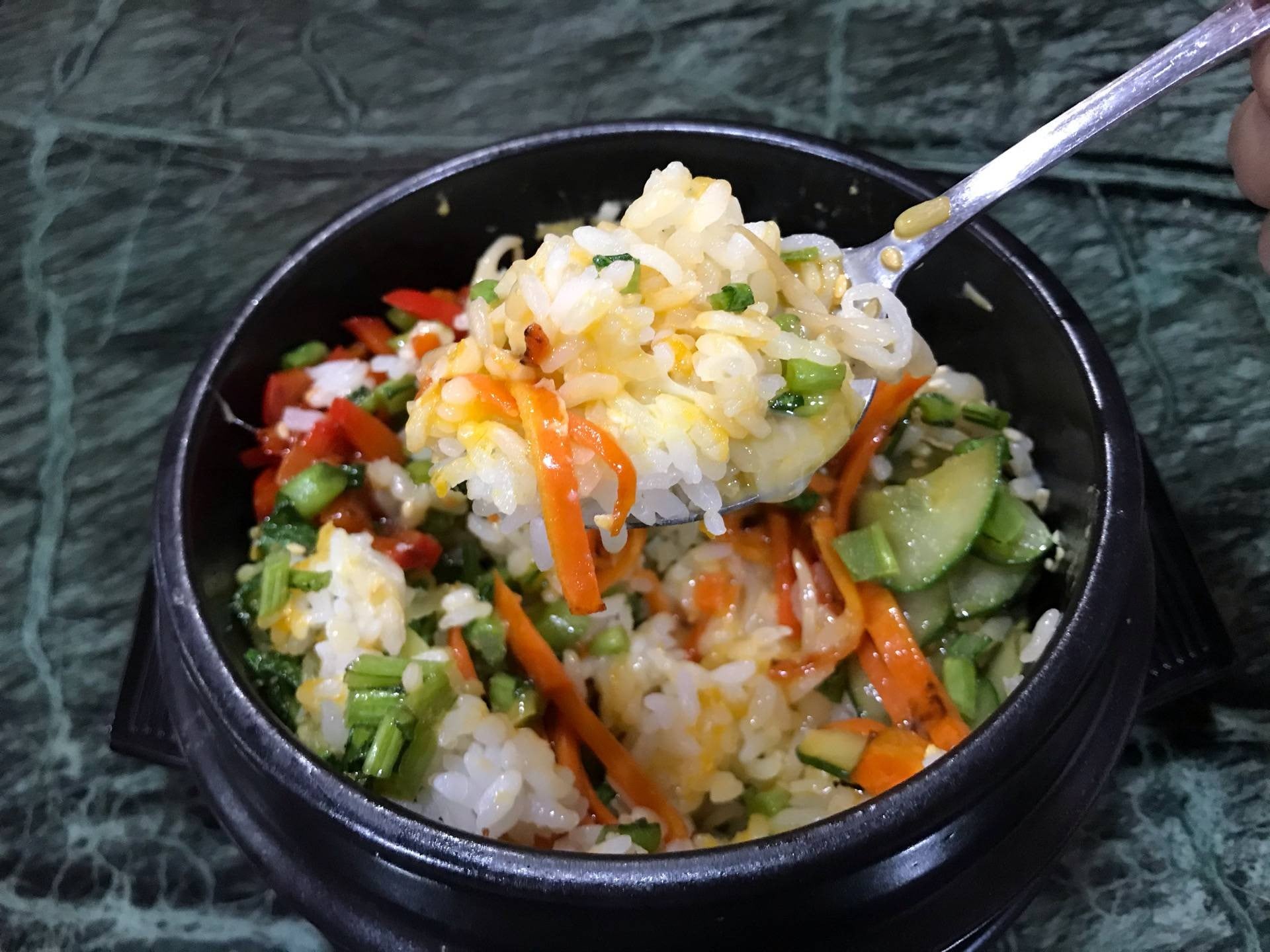 โดลซตบิบิมบับ 🇰🇷 돌솥비빔밥 บิบิมบับหม้อหินร้อน