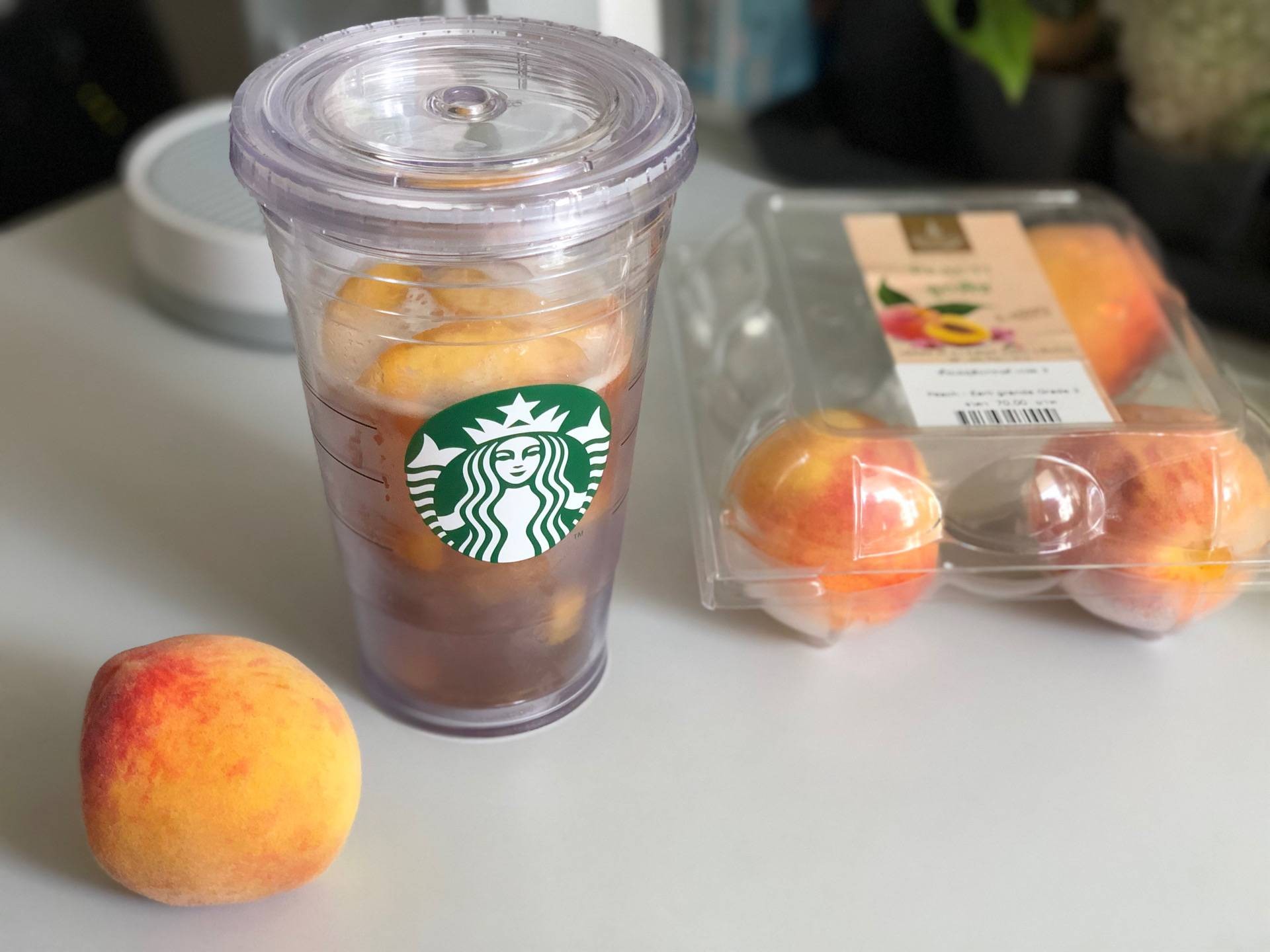 ชาดำพีชสด 🍑