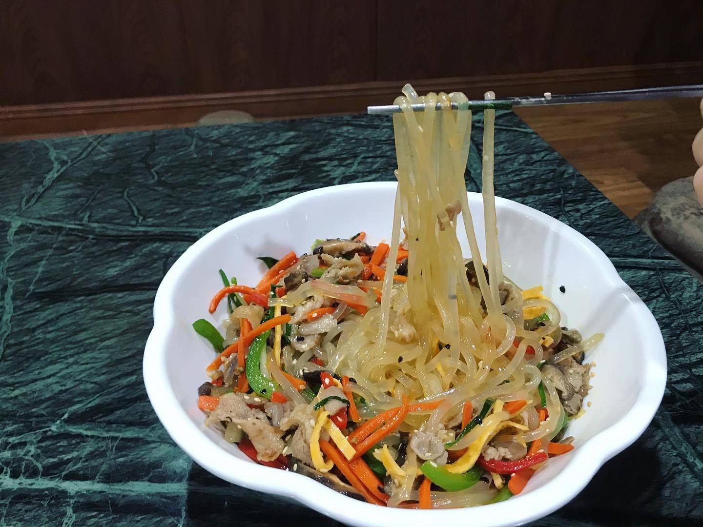 จับเช 🇰🇷 잡채 ยำวุ้นเส้นเกาหลี