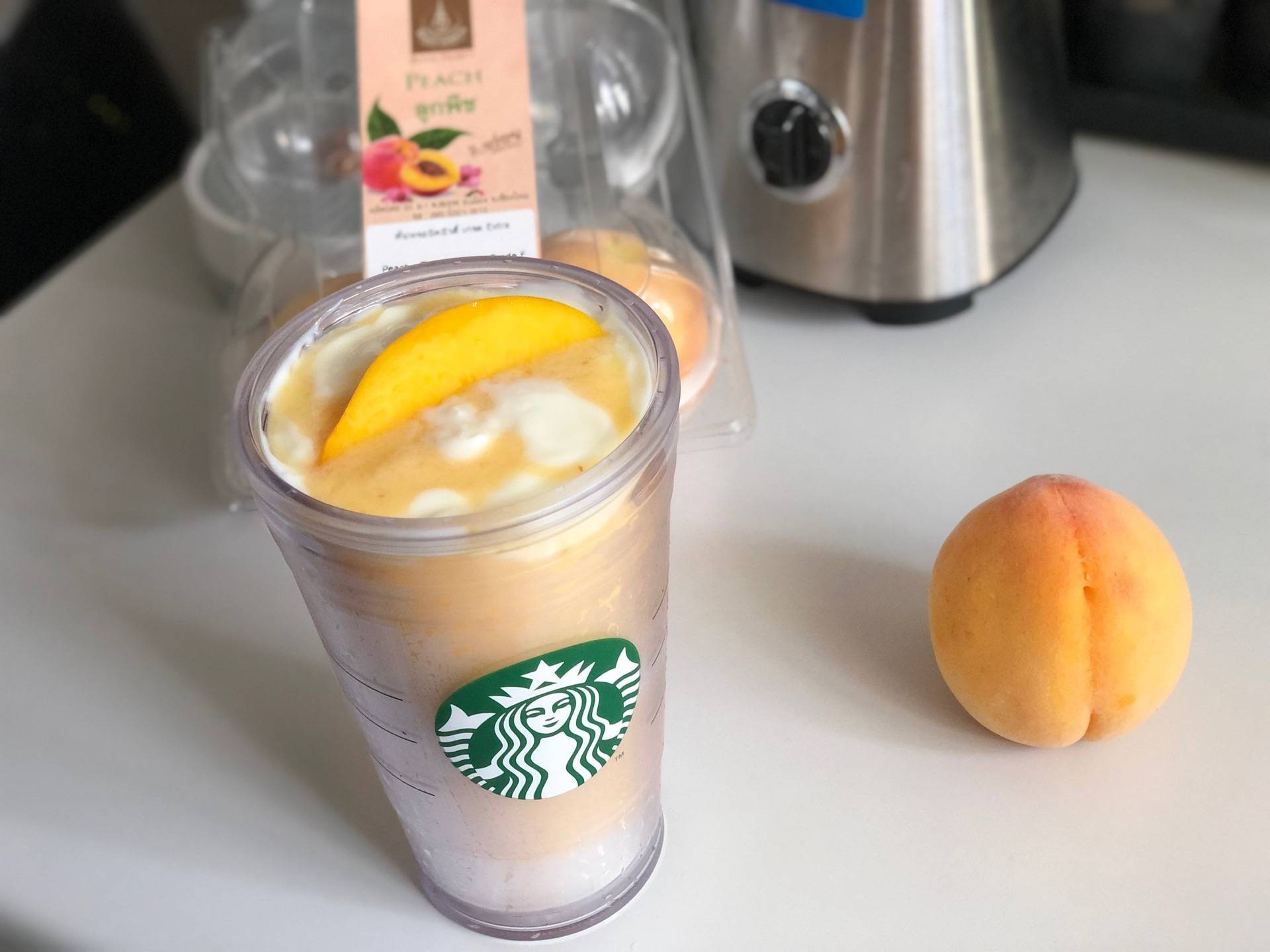 พีชโยเกิร์ตสมูทตี้ 🍑