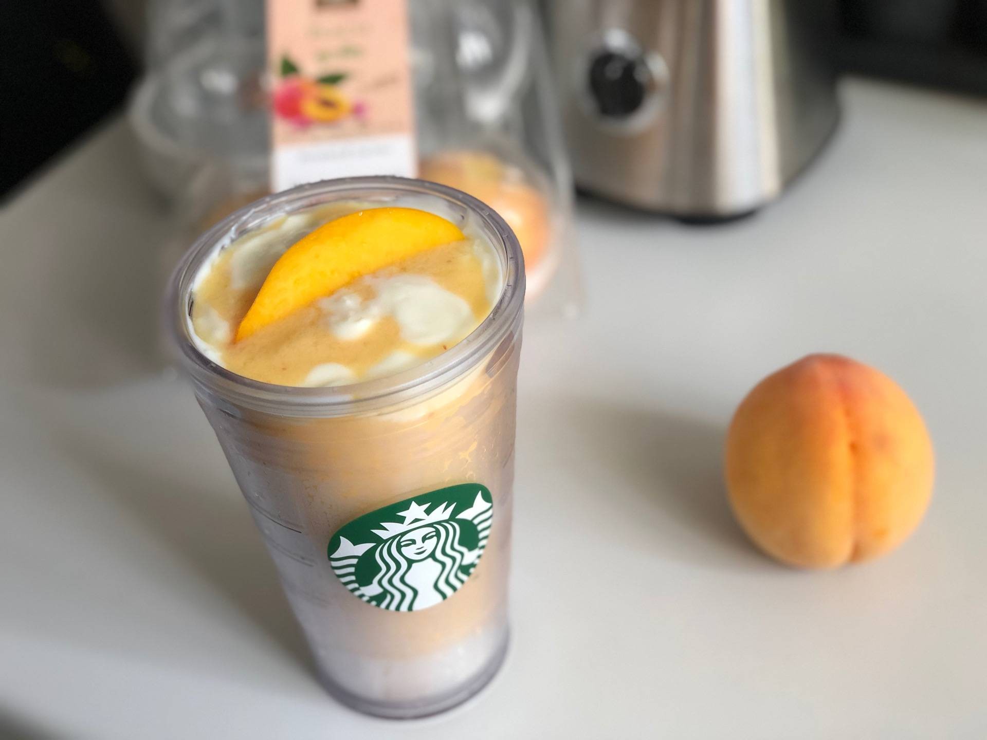 พีชโยเกิร์ตสมูทตี้ 🍑