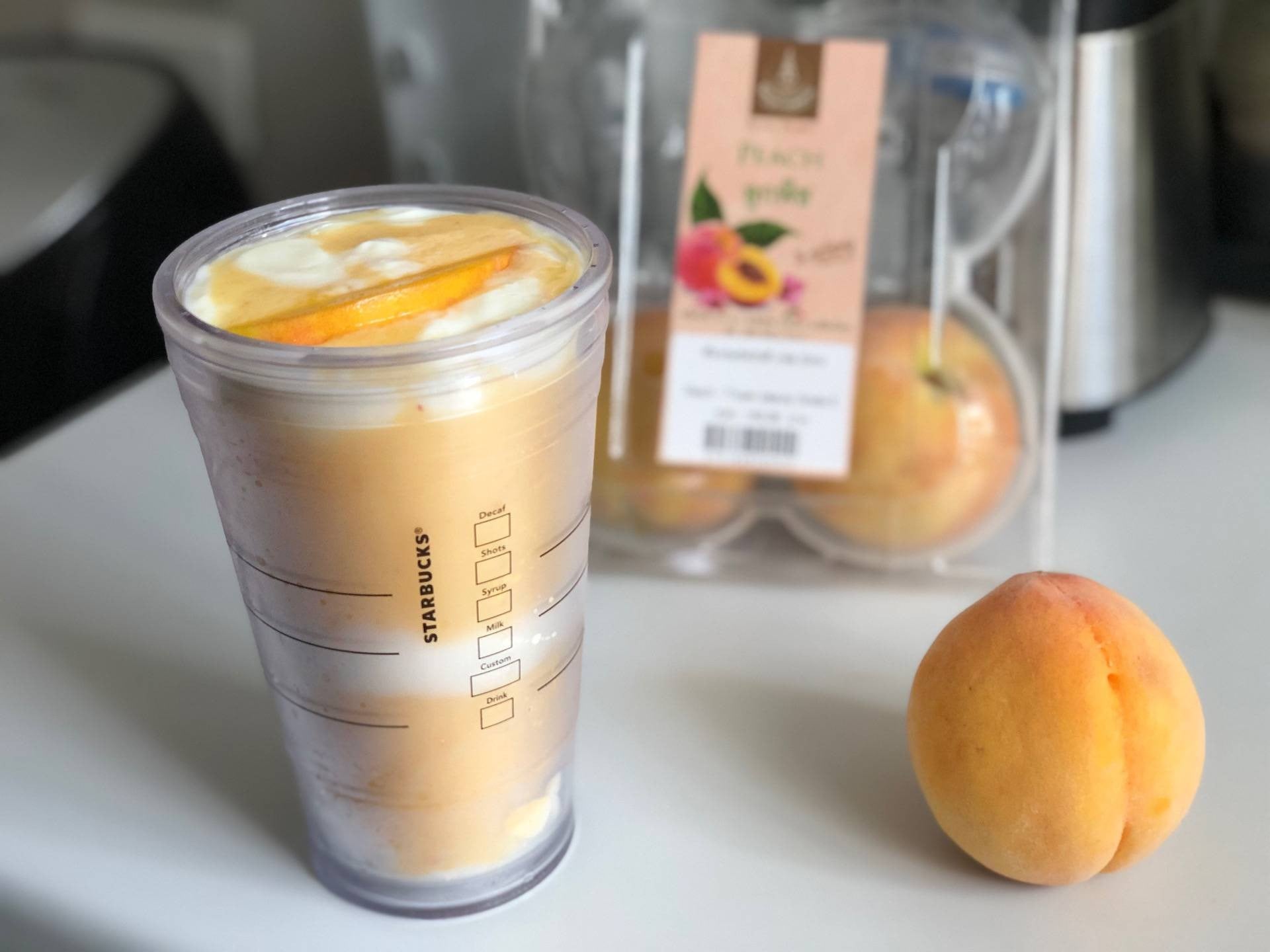 พีชโยเกิร์ตสมูทตี้ 🍑