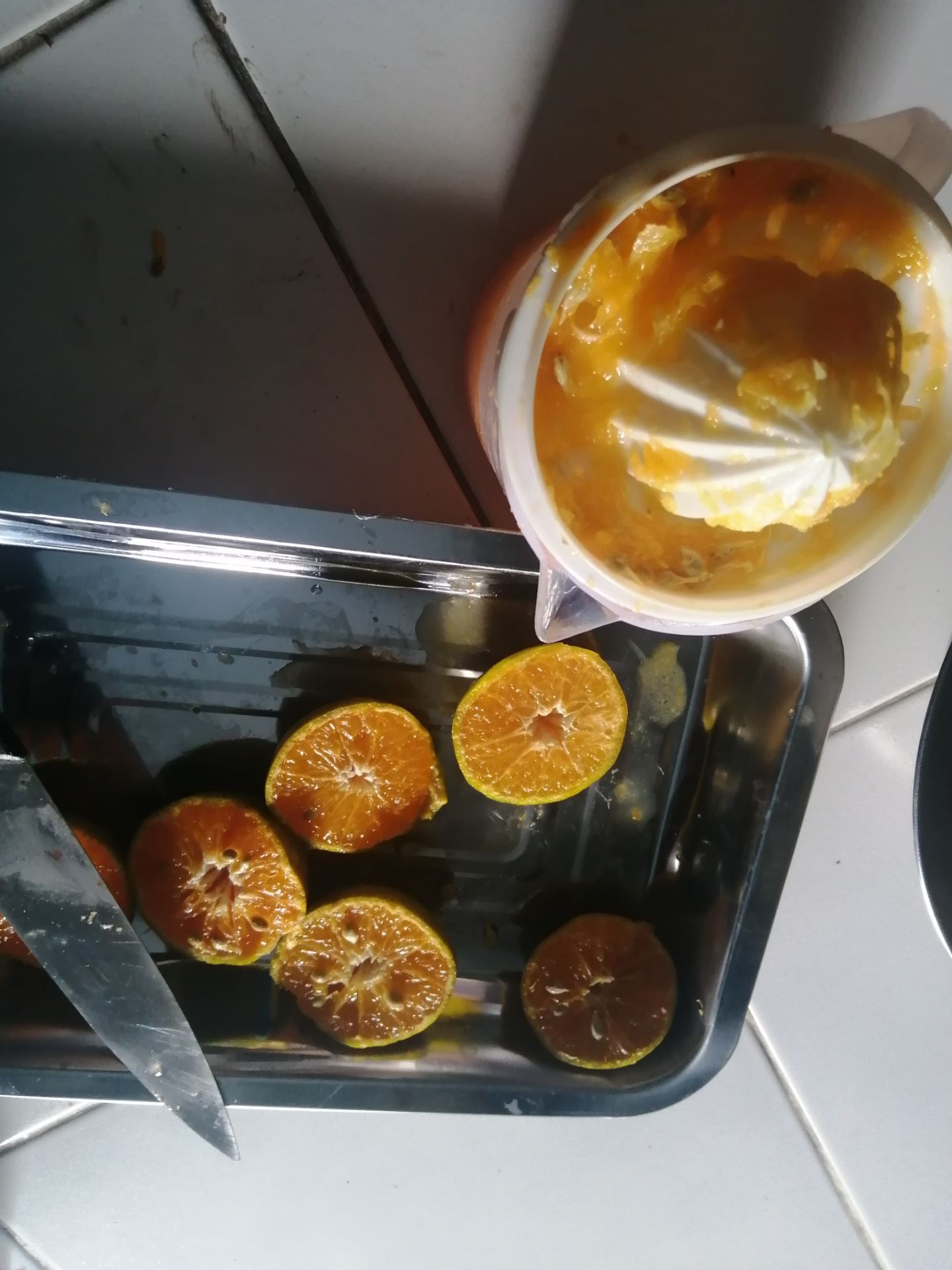 น้ำส้มคั้นสด