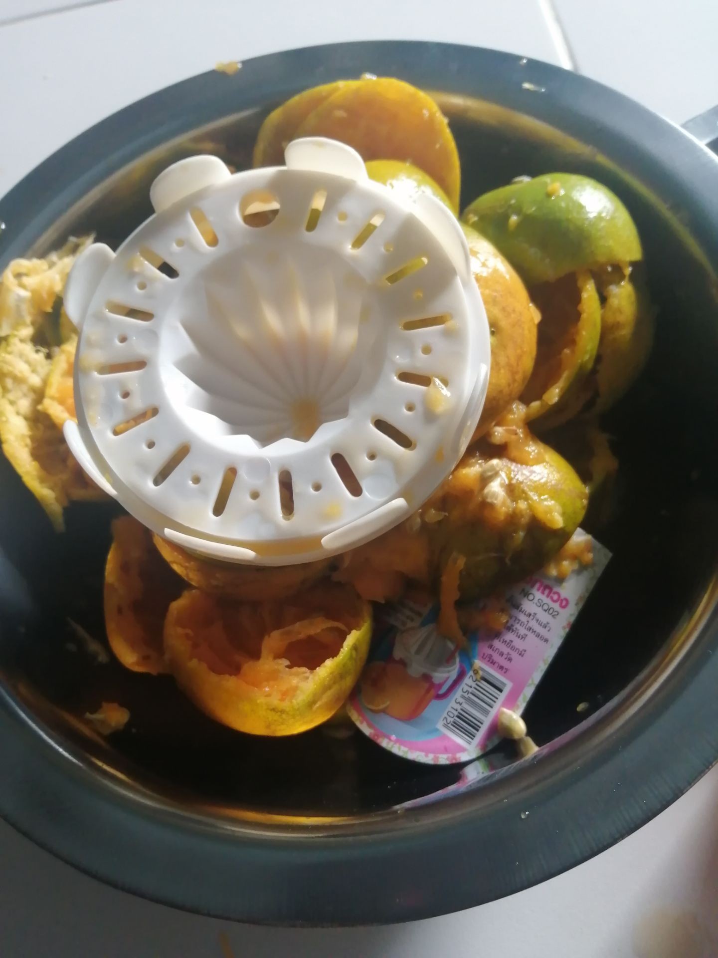 น้ำส้มคั้นสด