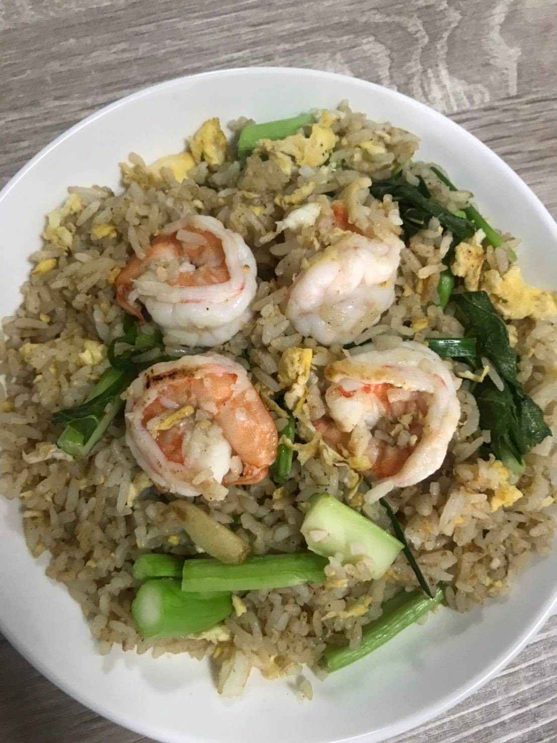 ข้าวผัดกุ้งโต สูตร 1