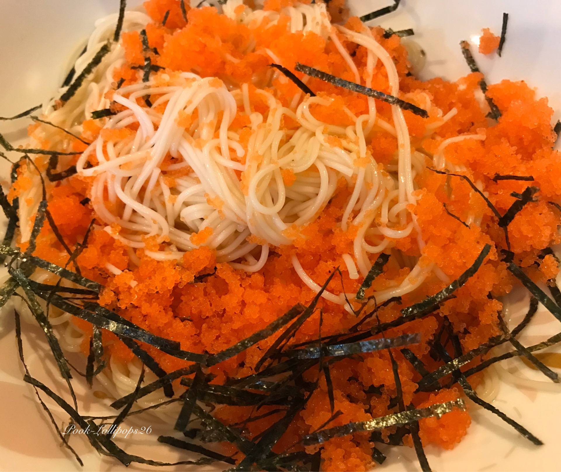 โซเม็งไข่ปลาชิชาโมะ