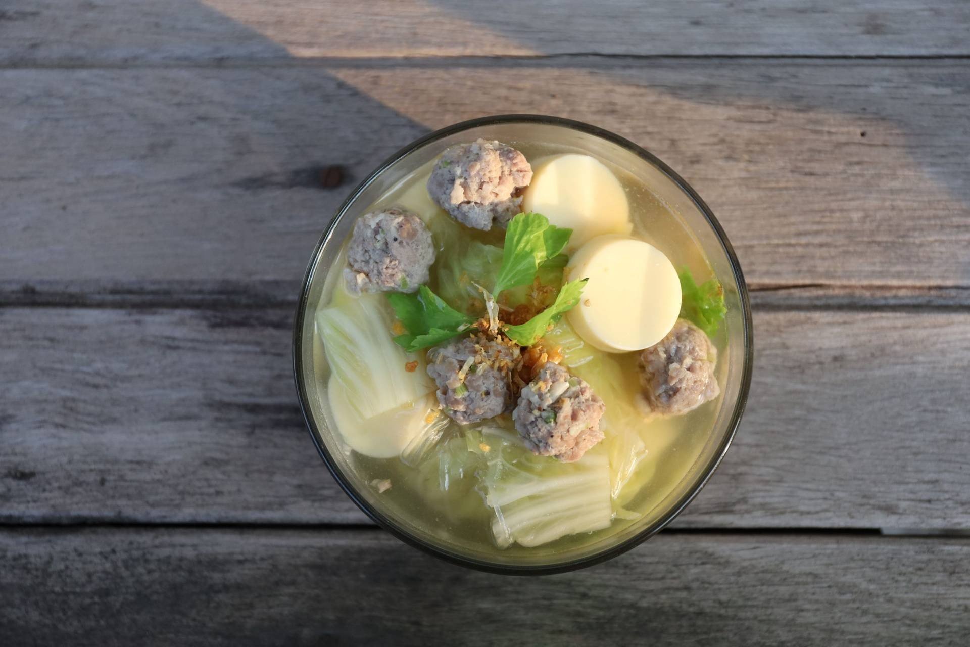 แกงจืด เต้าหู้หมูสับ