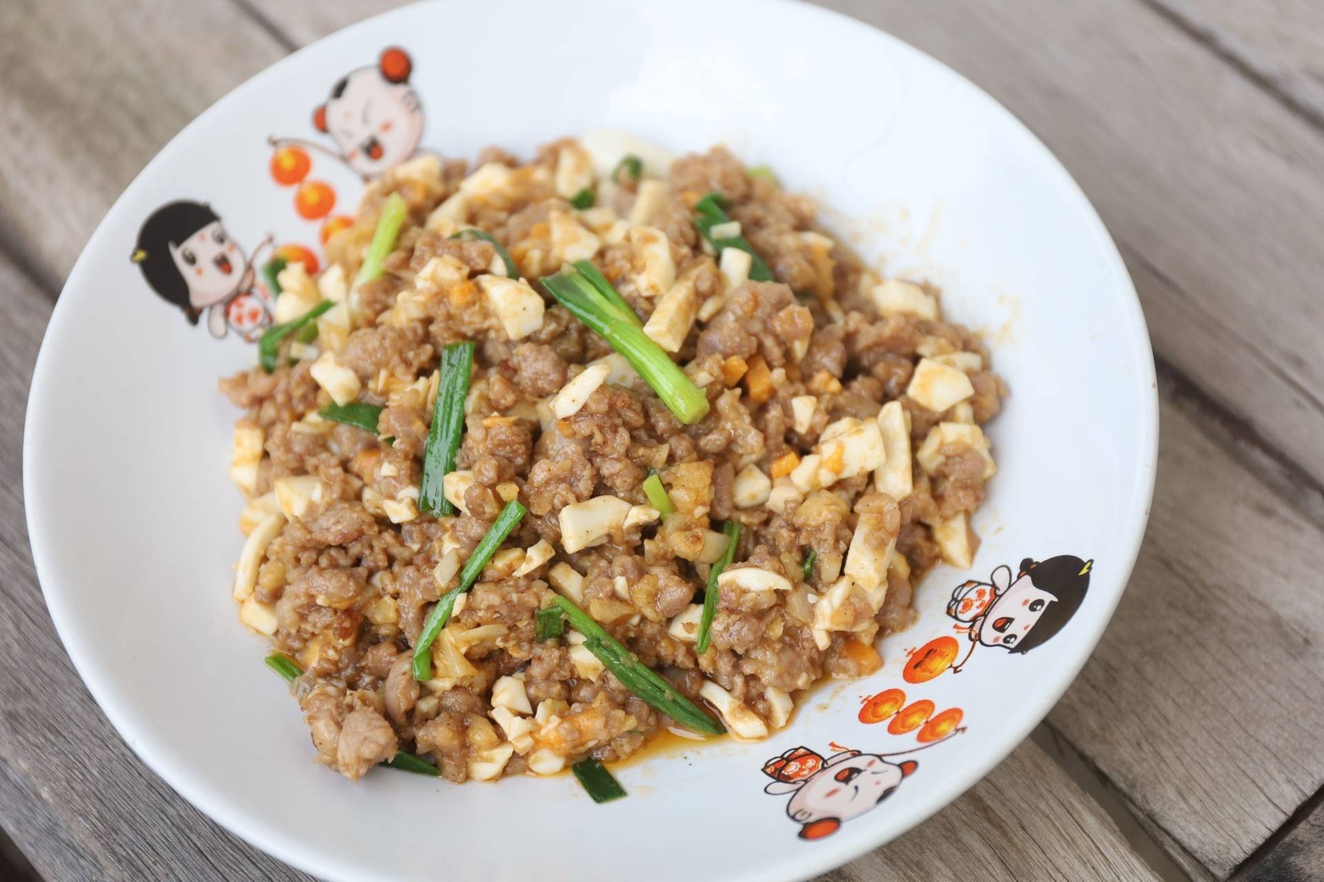 ไข่เค็มหมูสับ หมูสับผัดไข่เค็ม