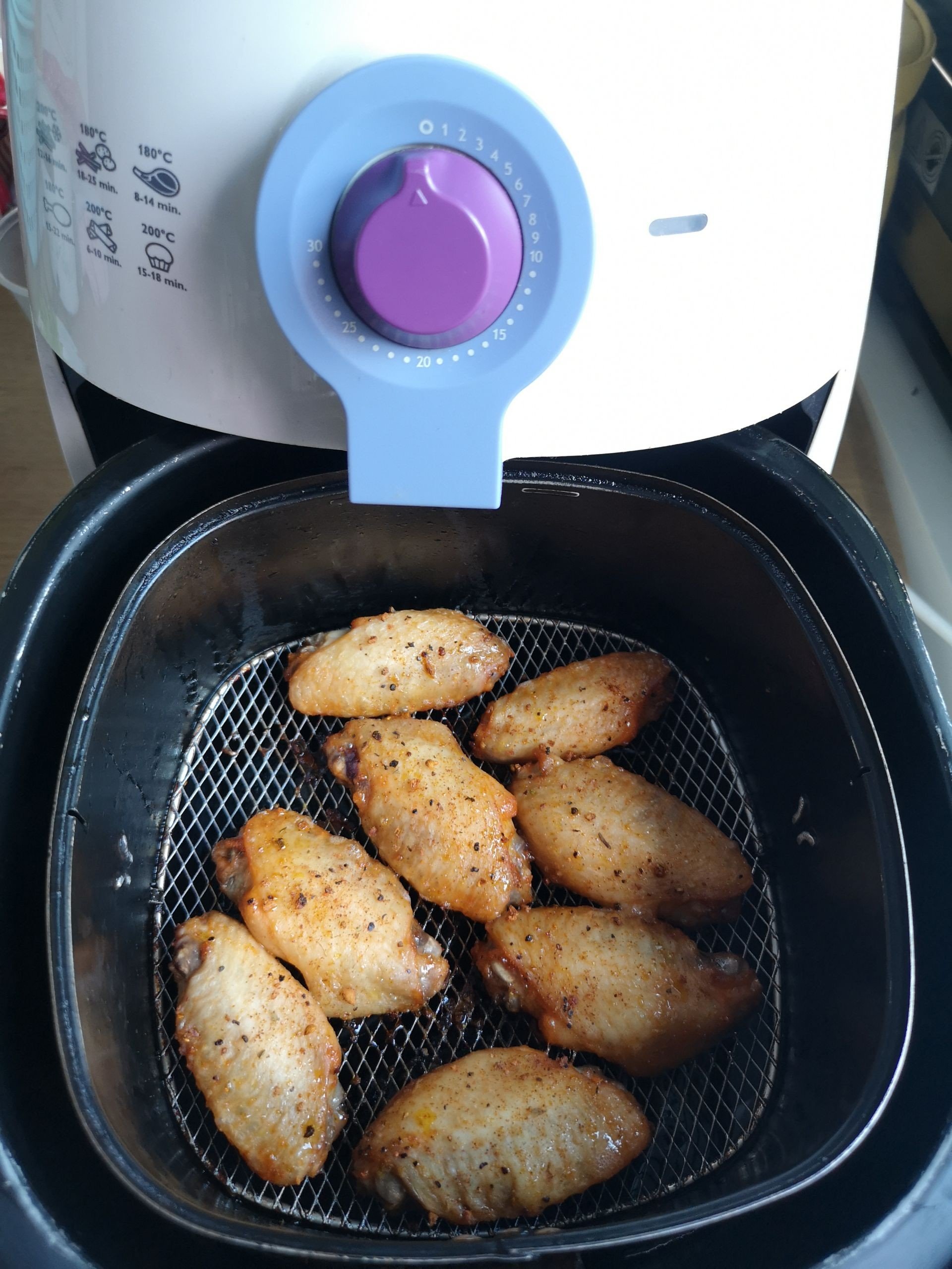 ปีกไก่สไปซี่ หม้อทอดไร้มัน AirFryer