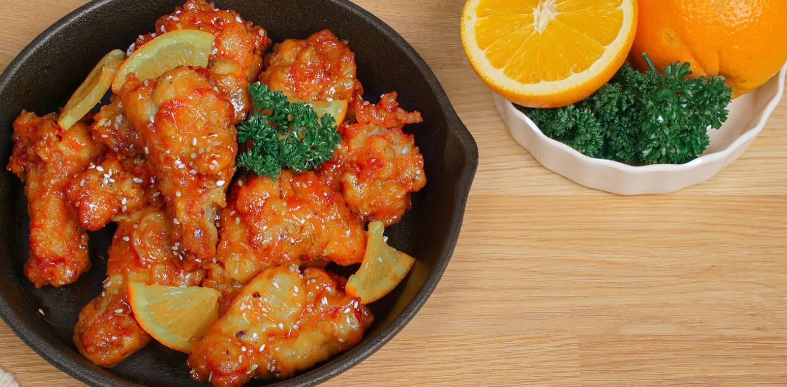 ไก่ทอดเกาหลีซอสส้ม