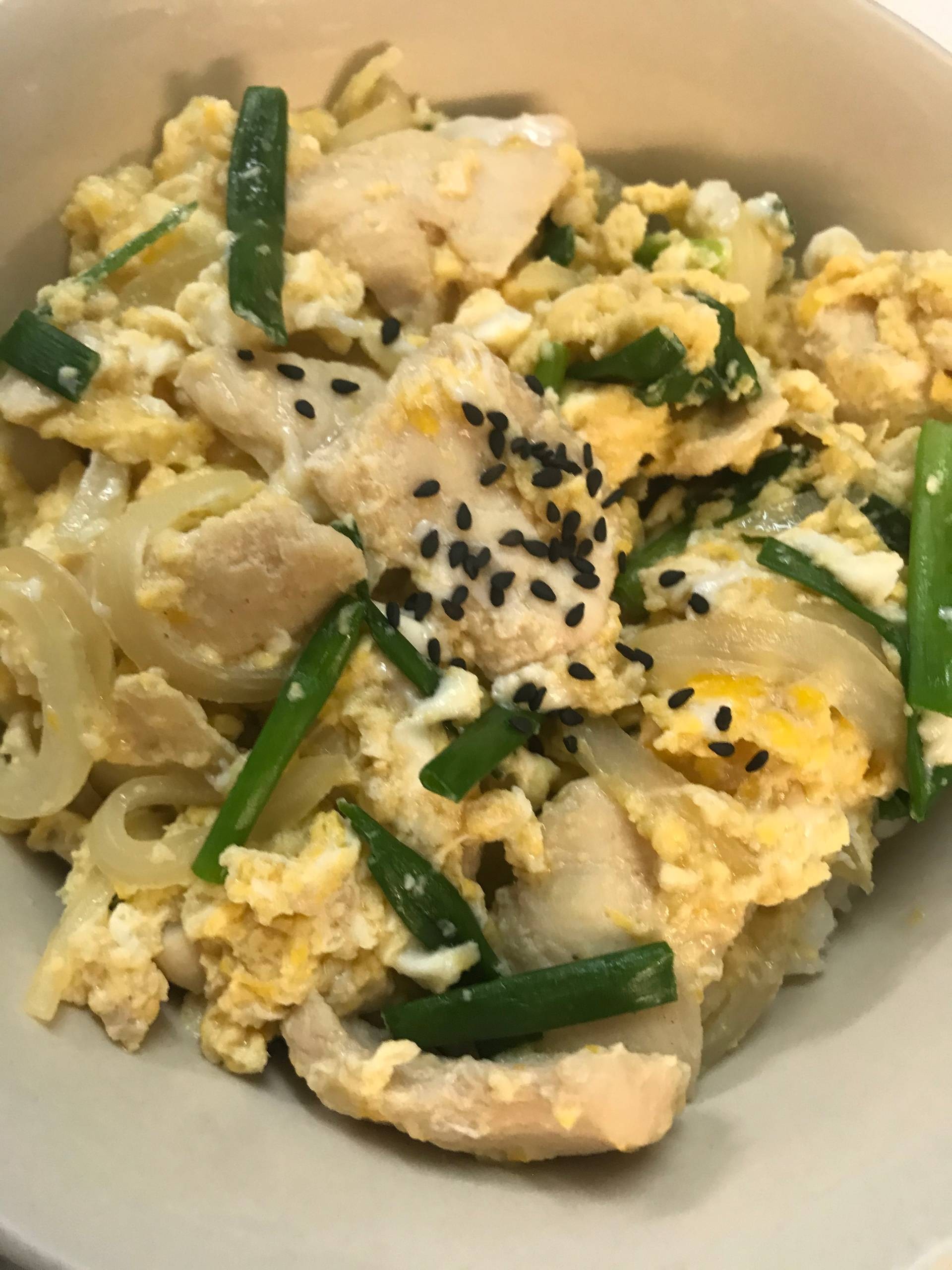 Oyakodon ข้าวหน้าไก่แม่ลูก