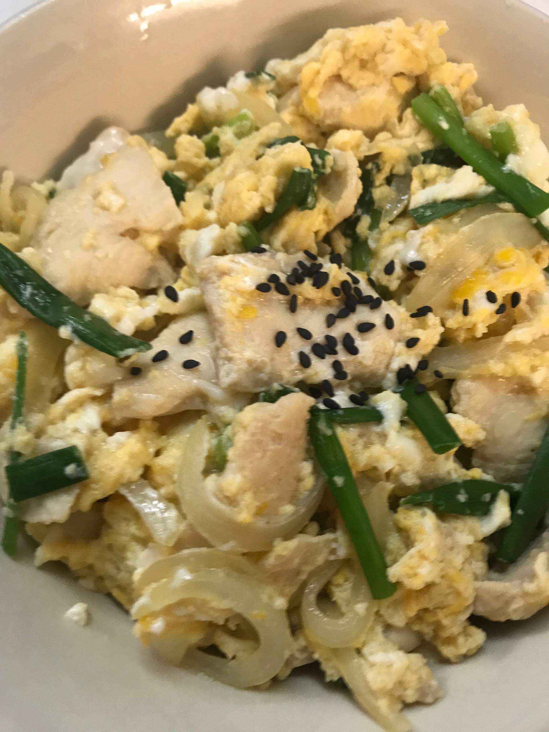 Oyakodon ข้าวหน้าไก่แม่ลูก