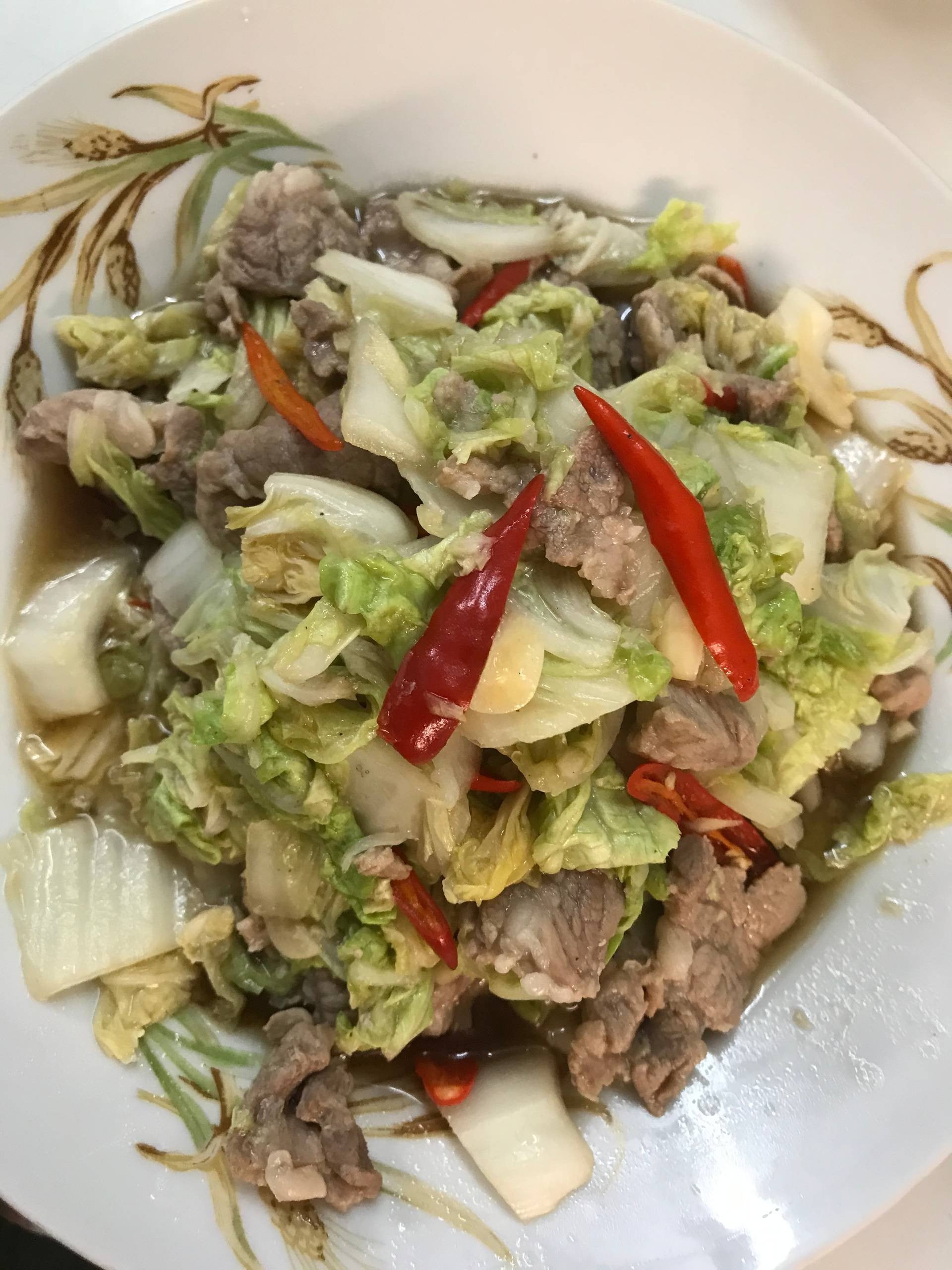 ผัดผักกาดขาว