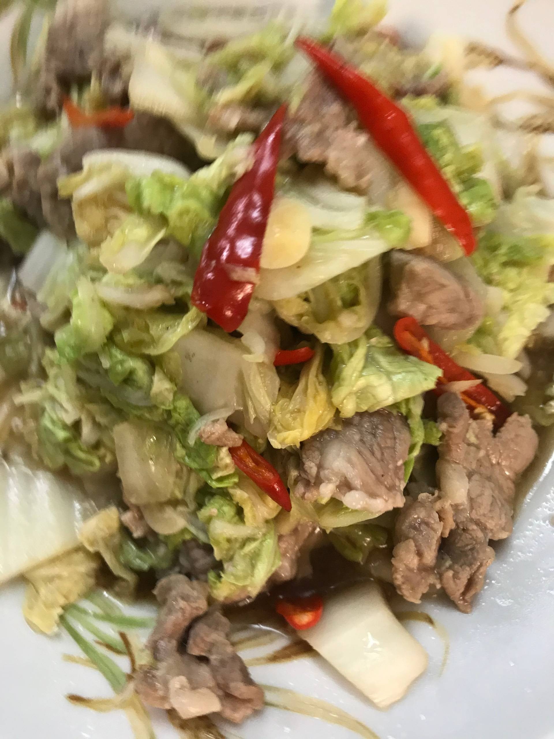 ผัดผักกาดขาว