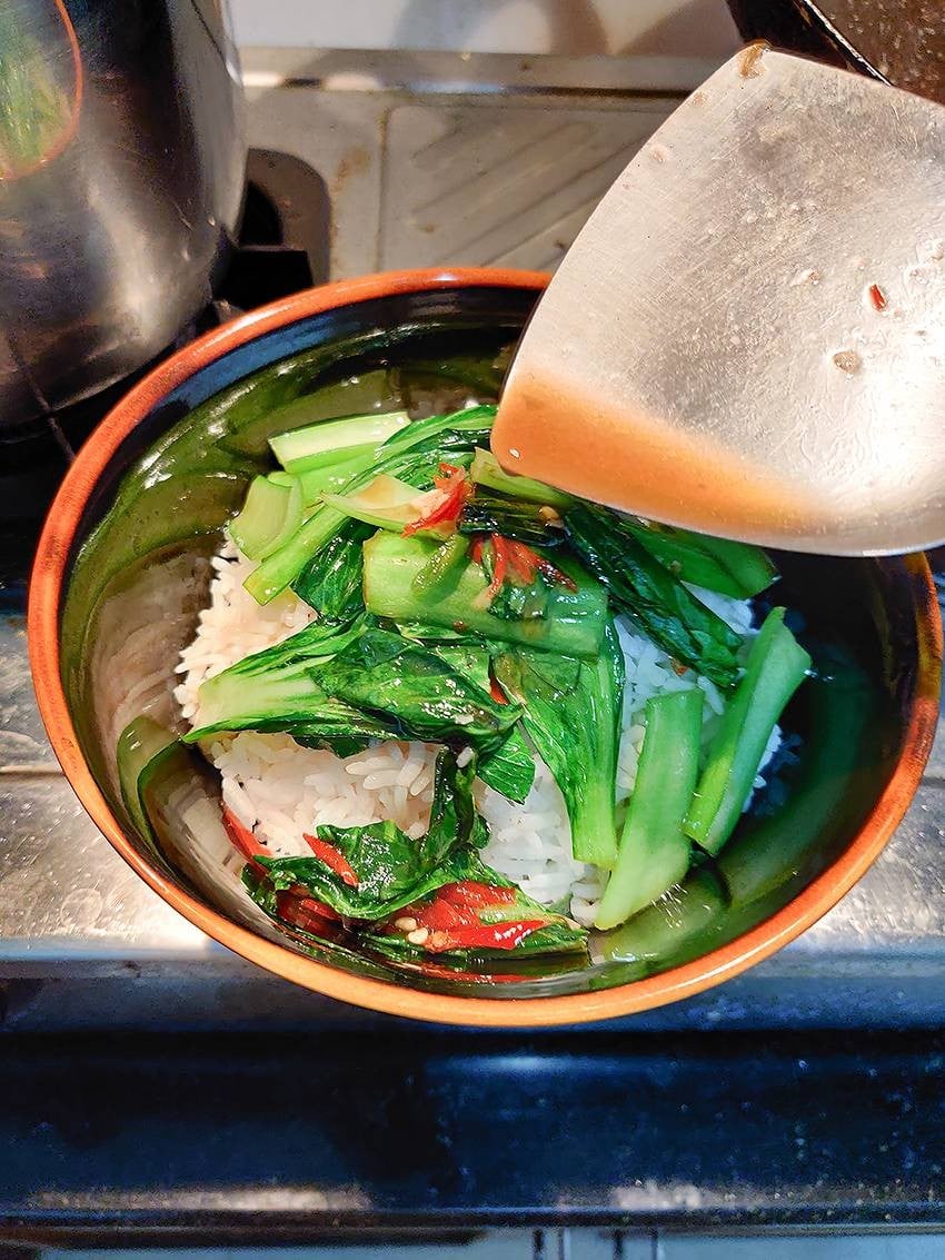 ข้าวหน้าหมู สูตรเสฉวน