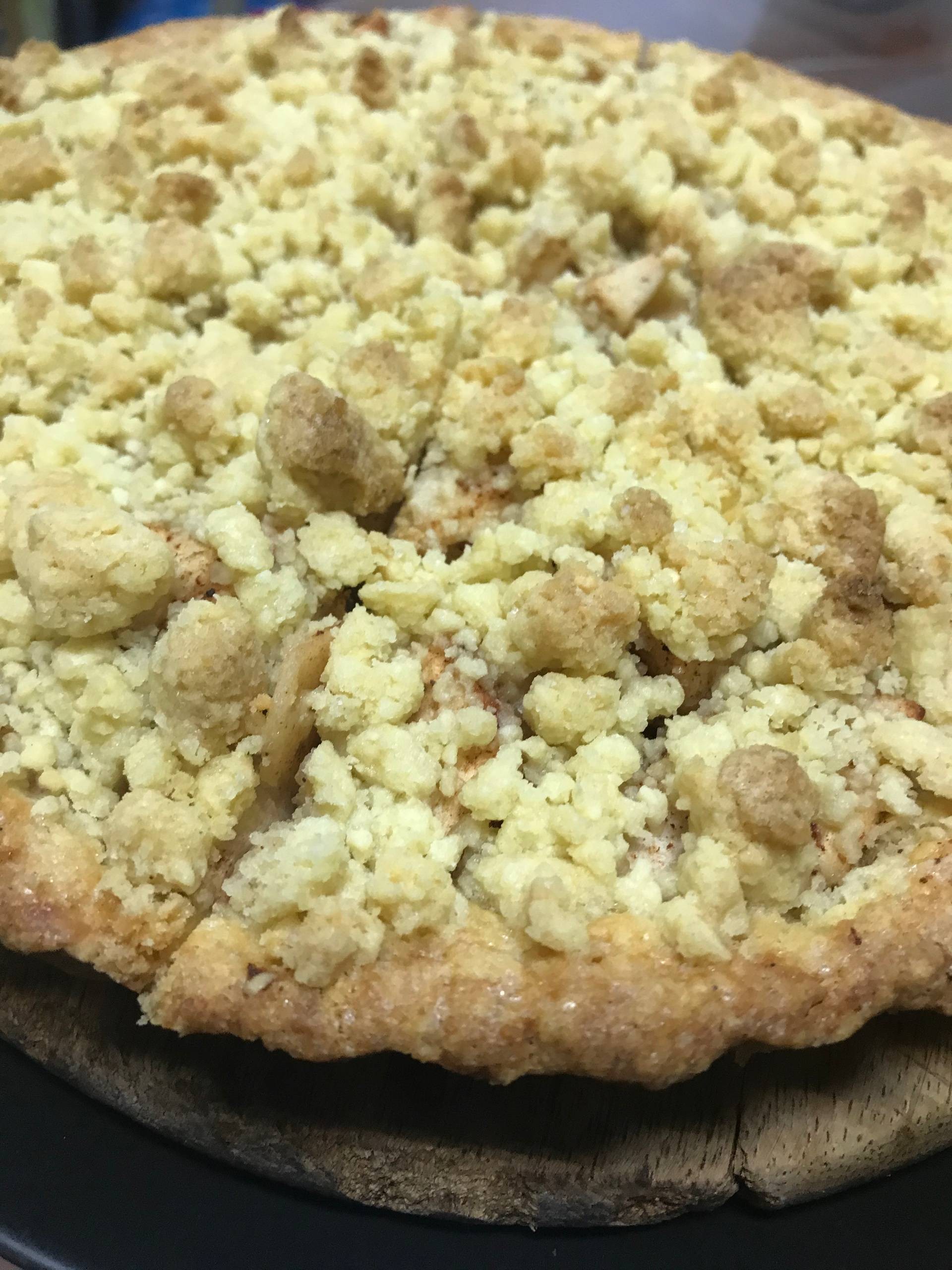 Apple crumble cake 🥧🍎