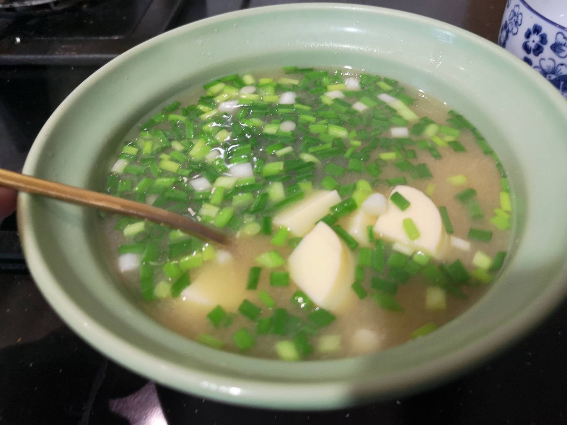 ซุปมิโซะเต้าหู้ไข่