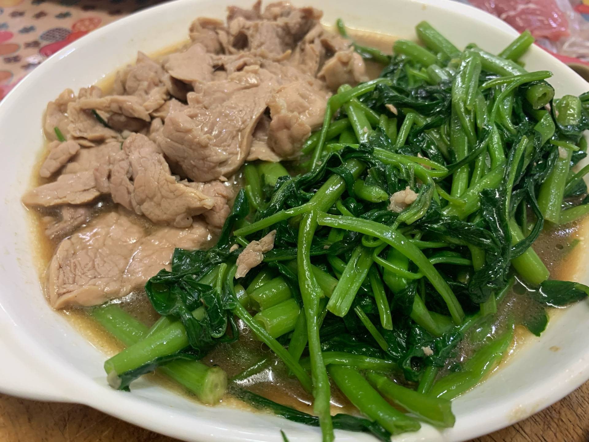 หมูสันในน้ำมันหอย