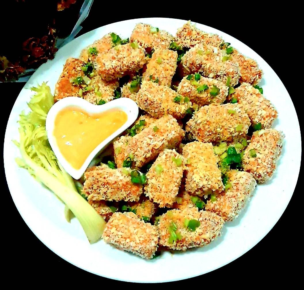 เต้าหู้อบกรอบ Crispy Tofu