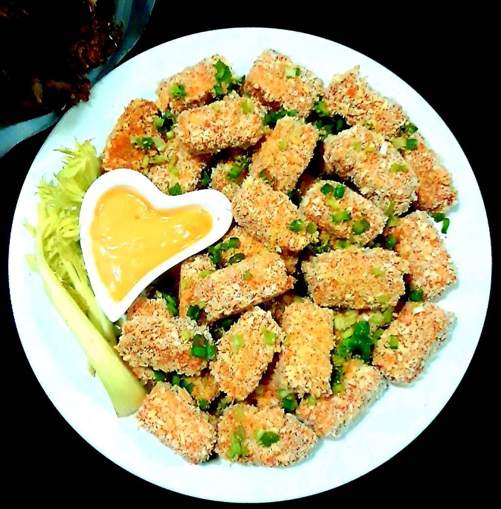 เต้าหู้อบกรอบ Crispy Tofu
