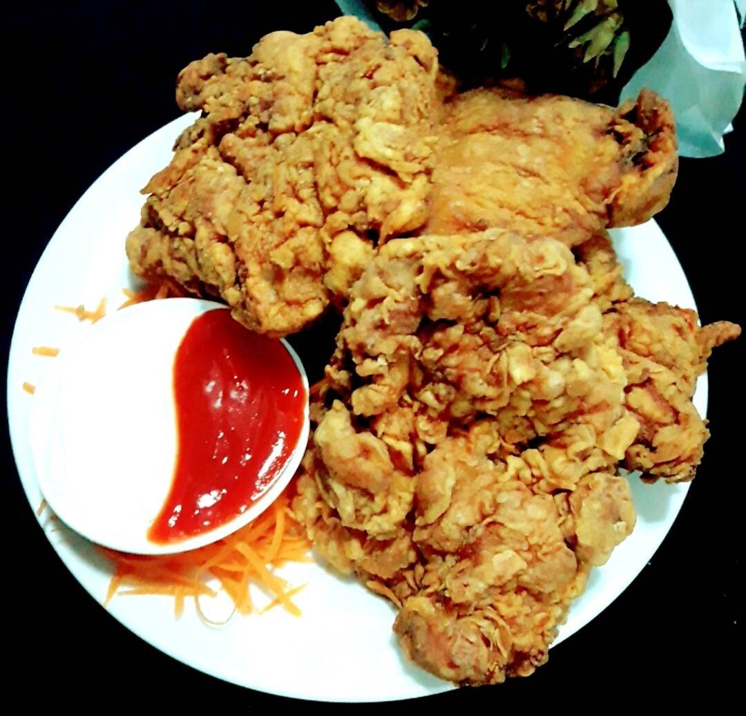 ไก่ทอดกรอบๆ (ก๊อปปี้ KFC) 😁กรอบ อร่อย จริงๆนะ😁