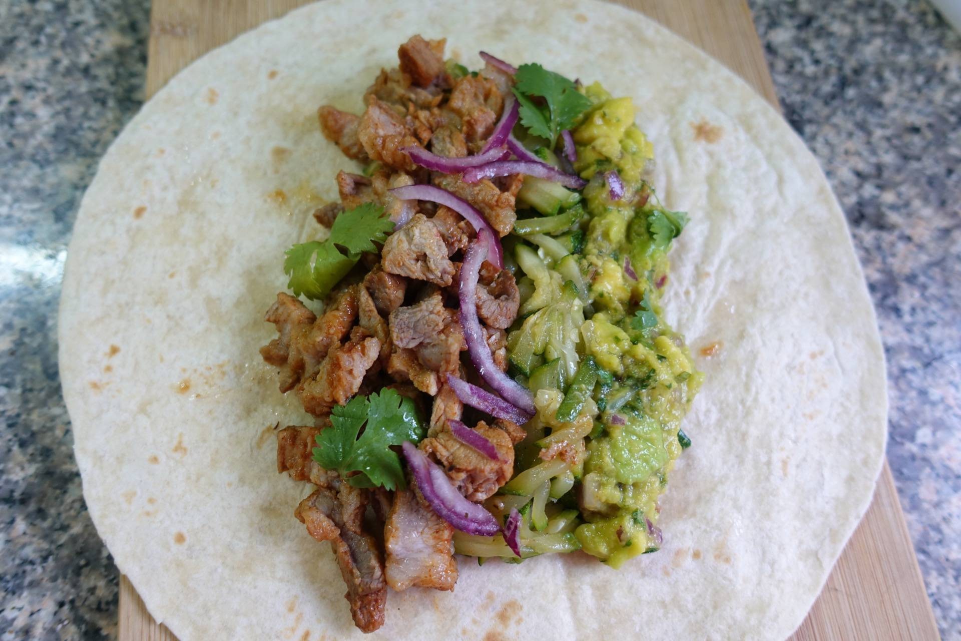 Burrito Al Pastor 🇲🇽 สูตรกะทะ