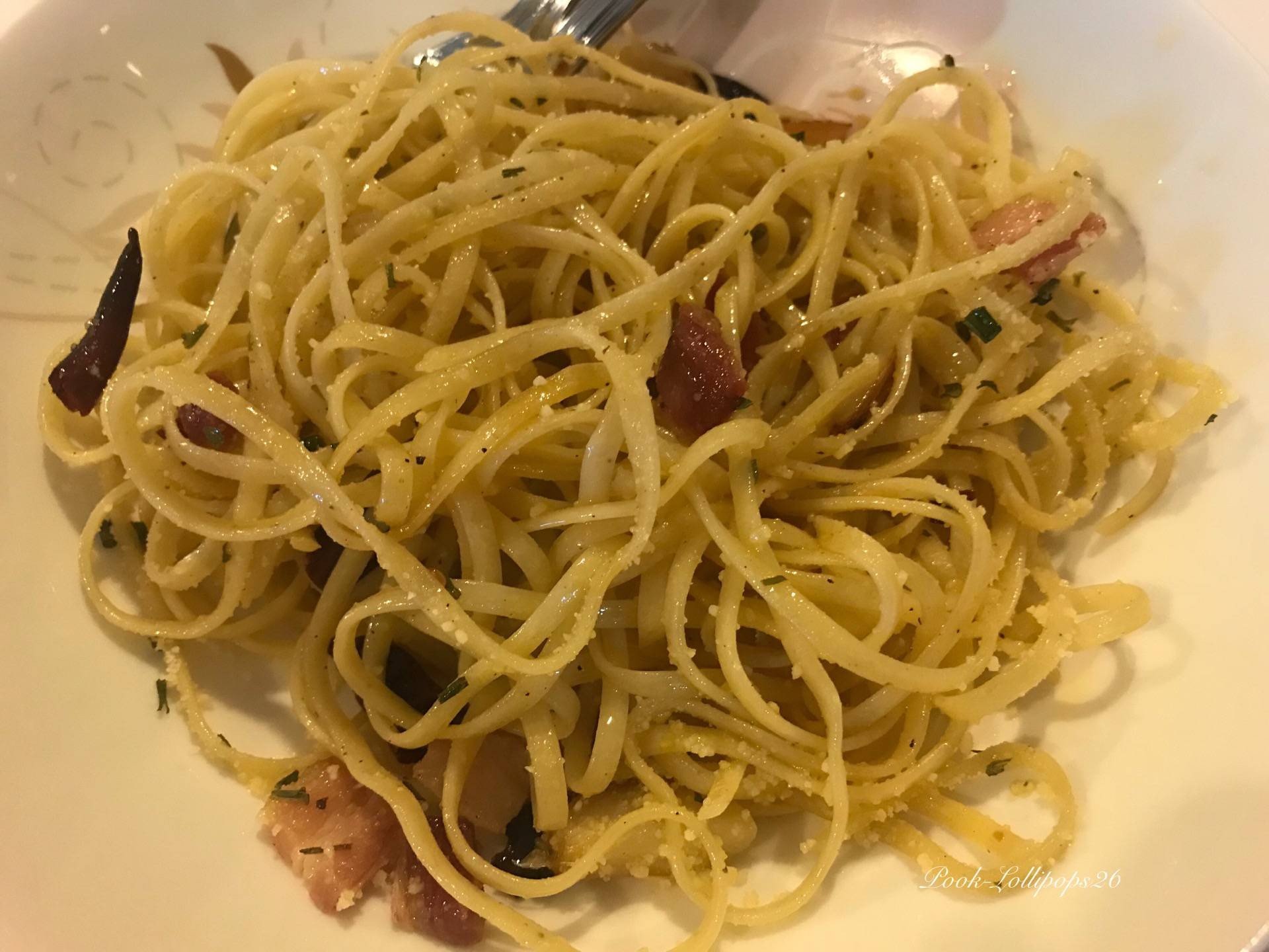 Truffle Tagliolini with Basil Olive Oil