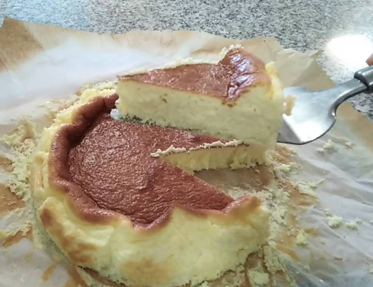 Keto basque burnt cheesecake ❌no sugar&flour /ขนมคีโต: ชีสเค้กหน้าไหม้