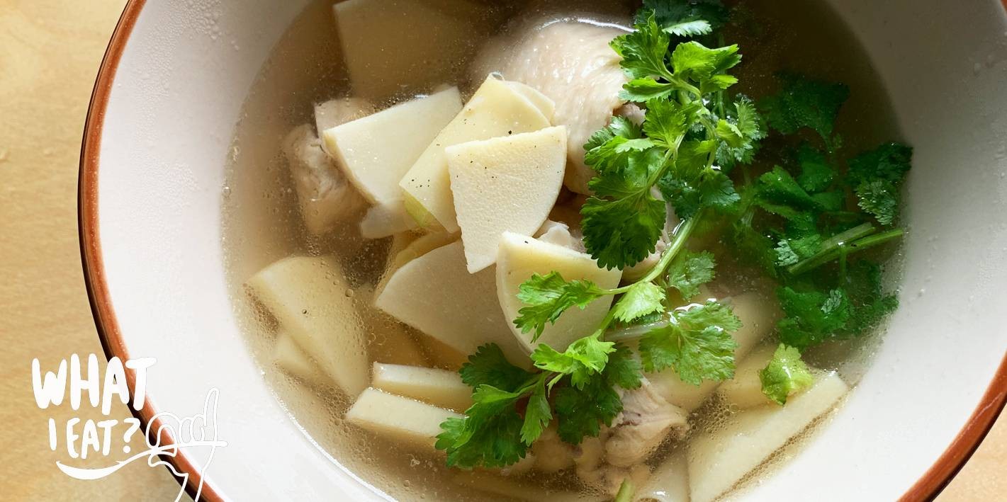 แกงจืดหน่อไม้สด