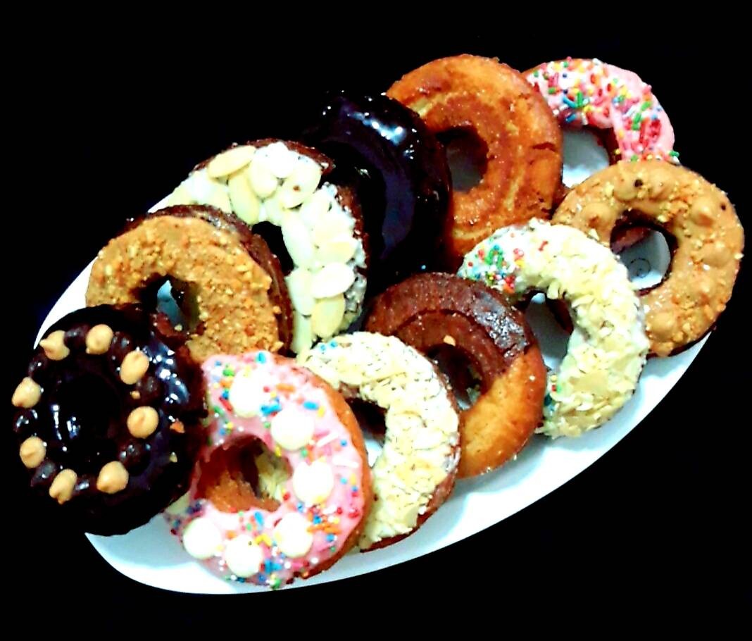 โฮมเมดโดนัทคุ๊กกี้ (แบบทอด)สูตรนี้ง่าย กรอย อร่อย doughnuts cookies