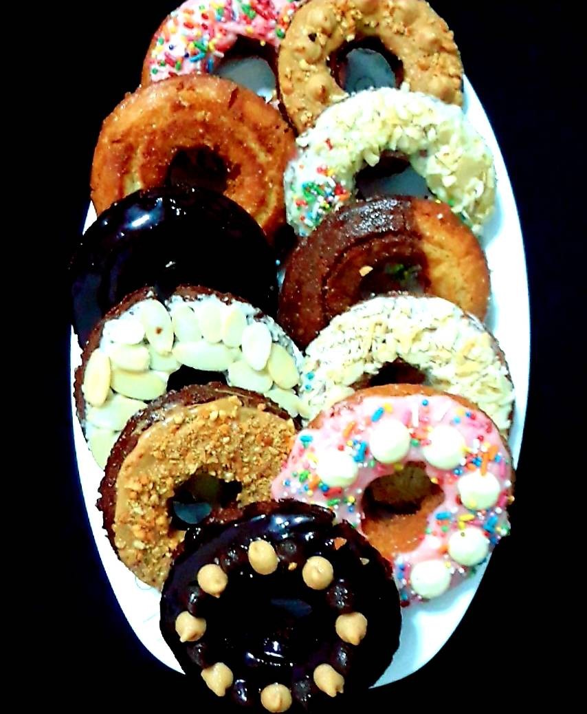 โฮมเมดโดนัทคุ๊กกี้ (แบบทอด)สูตรนี้ง่าย กรอย อร่อย doughnuts cookies