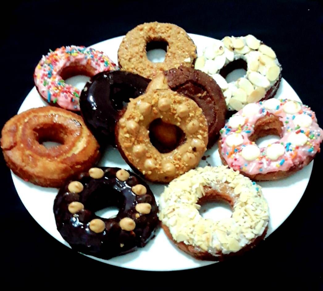 โฮมเมดโดนัทคุ๊กกี้ (แบบทอด)สูตรนี้ง่าย กรอย อร่อย doughnuts cookies