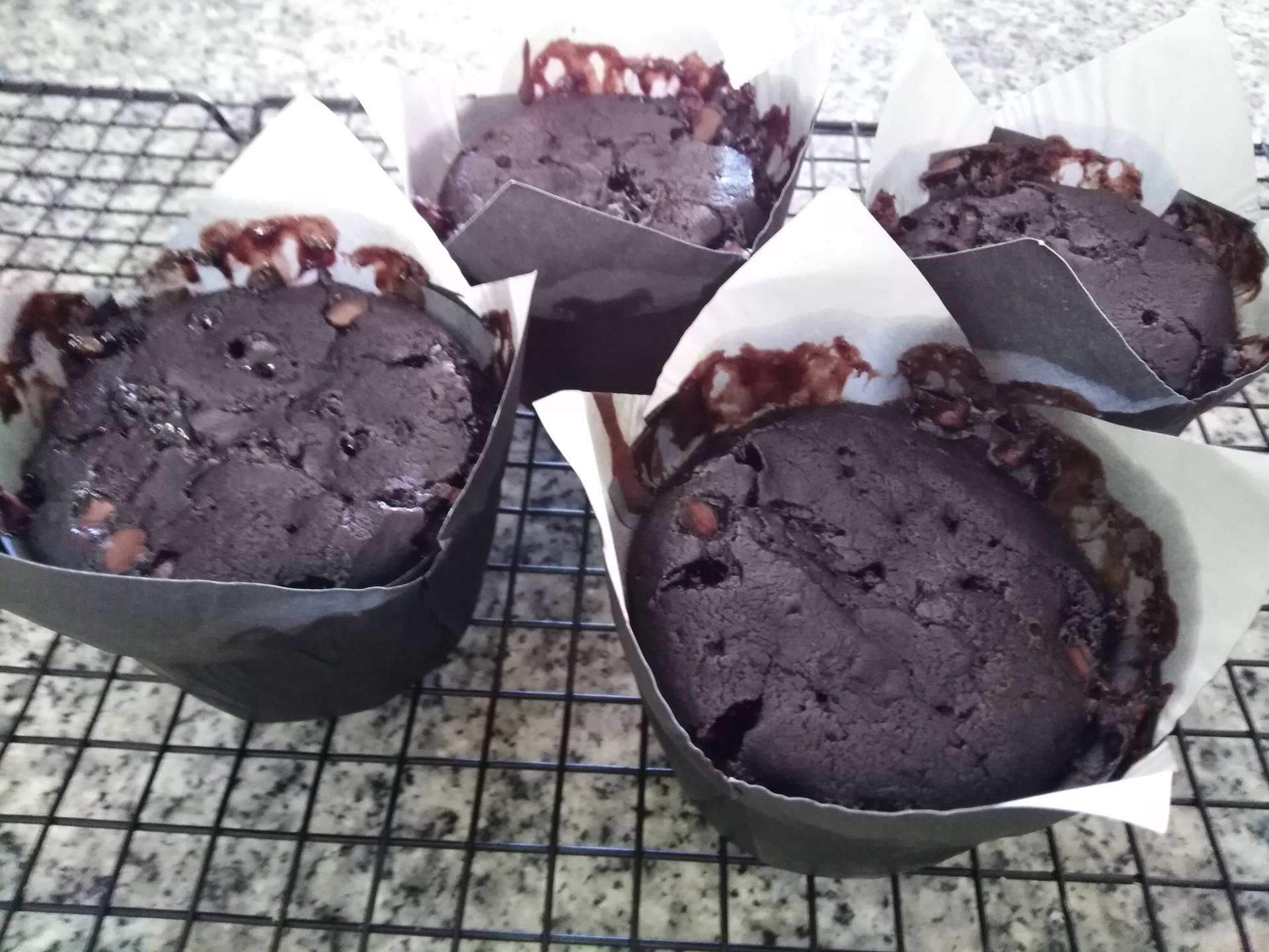 Healthy Pumpkin Chocolate honey Muffins | มัฟฟินช็อคโกแลตฟักทองน้ำผึ้ง