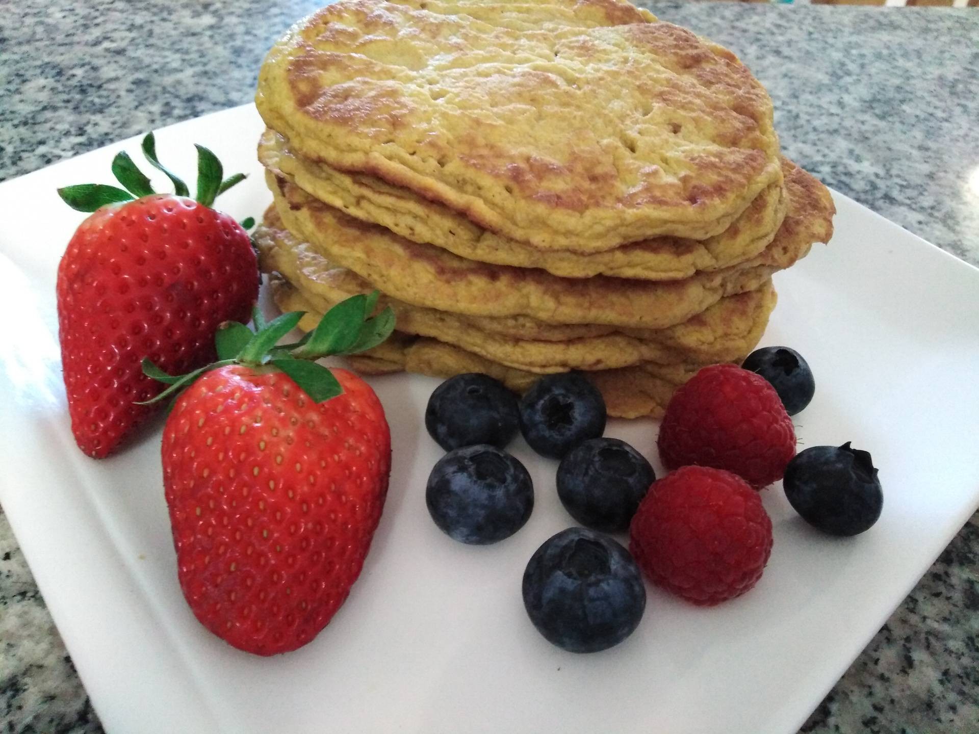 Pumpkin peanut butter Pancakes   ❌sugar | แพนเค้กเนยถั่วฟักทองแป้งโอ๊ต