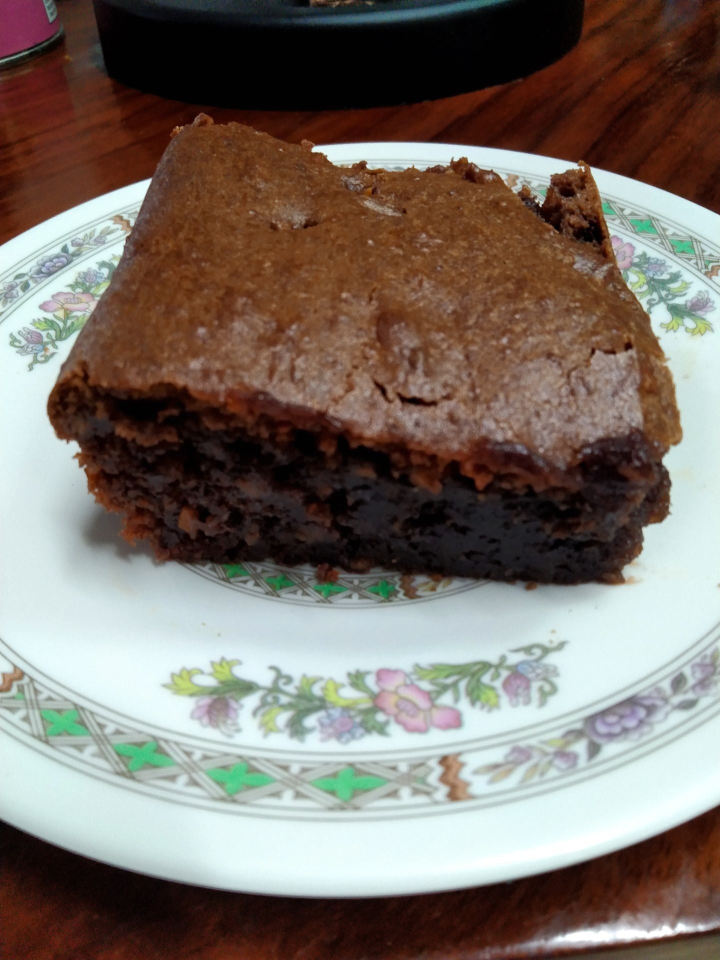 บราวนี่ถั่วแดงไร้แป้ง