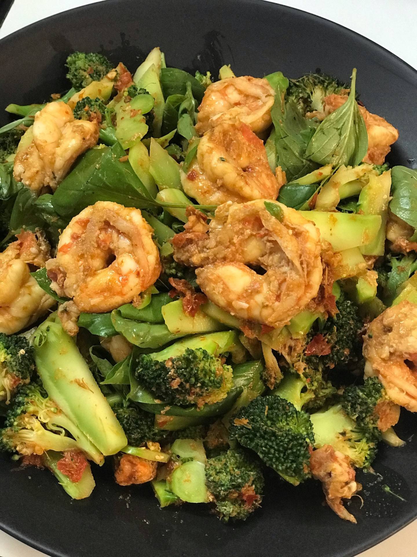 บล็อคโครี่ 🥦 ผัดพริกแกงกุ้ง 🦐 จ๊ะ