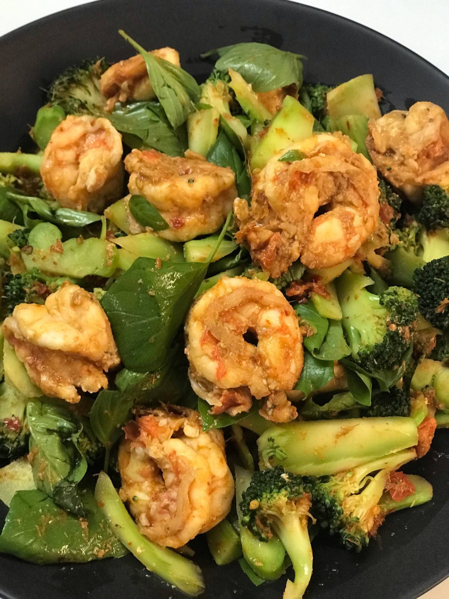 บล็อคโครี่ 🥦 ผัดพริกแกงกุ้ง 🦐 จ๊ะ