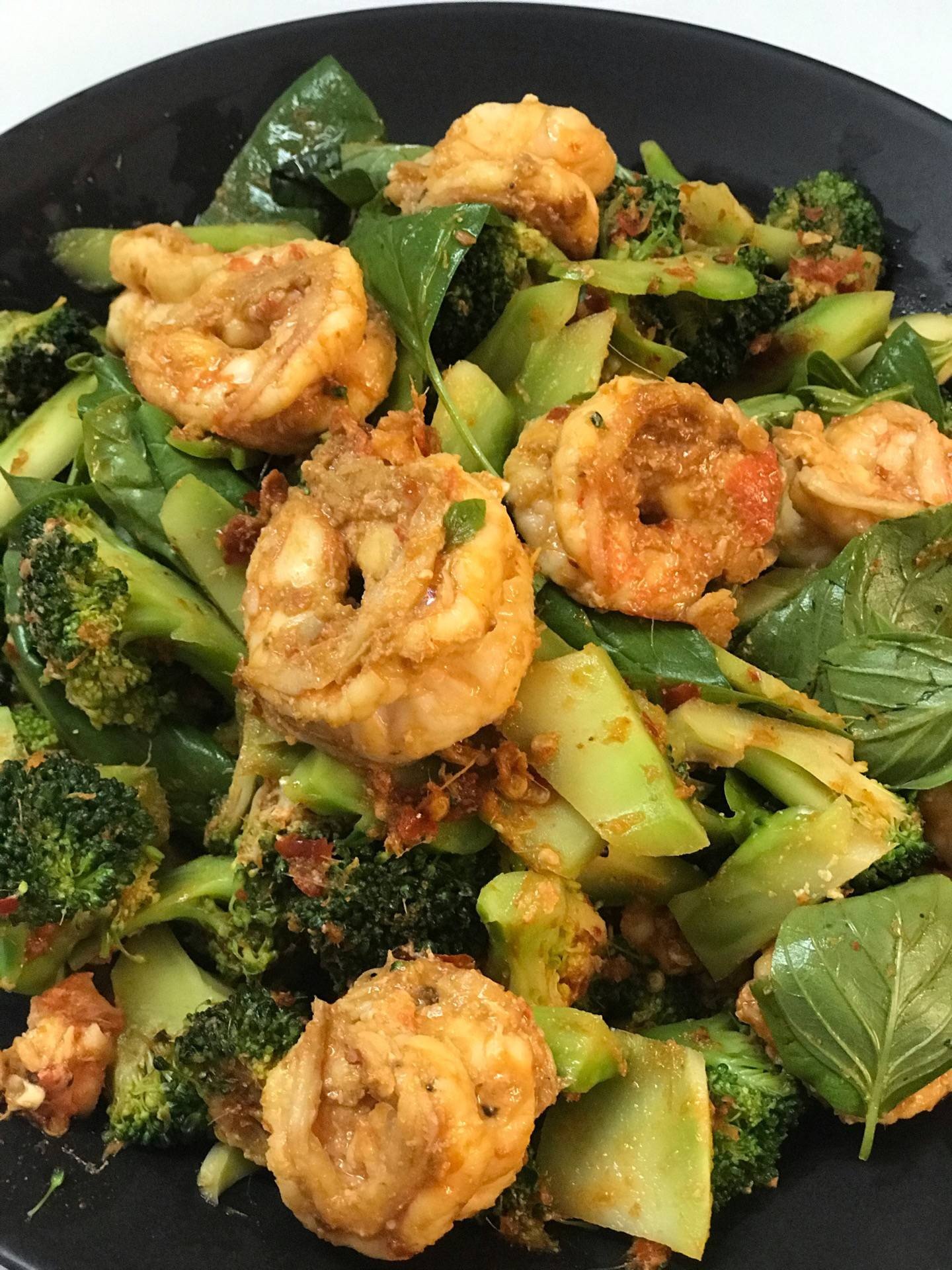บล็อคโครี่ 🥦 ผัดพริกแกงกุ้ง 🦐 จ๊ะ